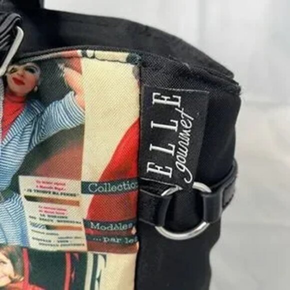 Elle Gourmet Insulated Lunch Bag 2 Zippered Compartments Large Capacity Glam - Picture 4 of 14